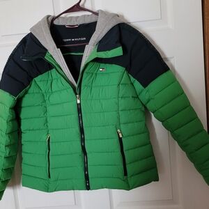 Cold Weather Gear Tommy Hilfiger Women's Green Ski/Puffer Jacket Sz. Med.